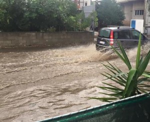 Pioggia e alluvione a Caminia