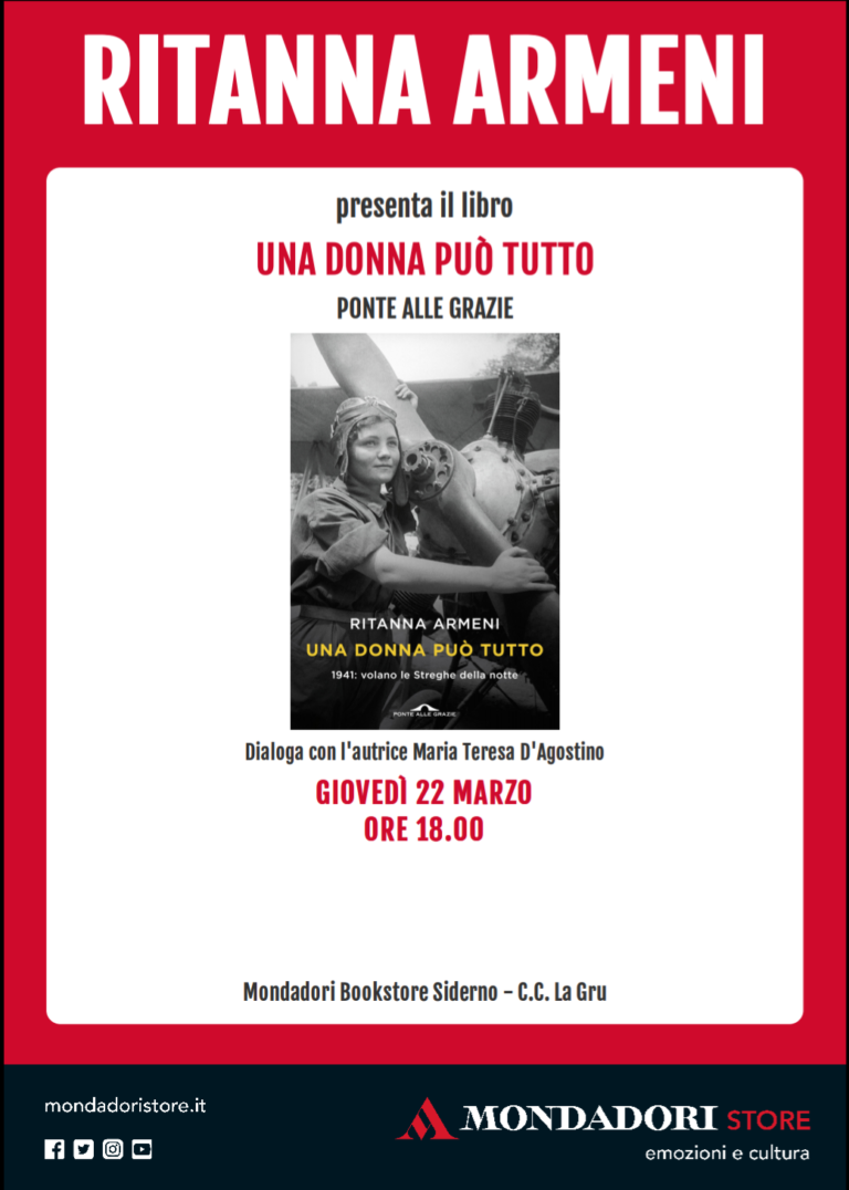 Siderno (RC) Ritanna Armeni presenta “Una donna può tutto” alla