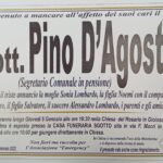 Gioiosa J. (RC): è morto l’ex segretario in pensione Pino D’Agostino. Sconcerto e dolore.