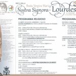 SIDERNO: FESTEGGIAMENTI PARROCCHIALI IN ONORE DELLA BVM NOSTRA SIGNORA DI LOURDES.