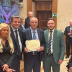 Roma: il frantoio Perre premiato in Senato per il suo impegno nella promozione del Made in Italy nel mondo.