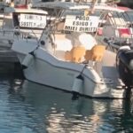Roccella I.: al Porto delle Grazie la pacifica protesta dei soci dell’Associazione Diportisti. Ecco cosa chiedono !